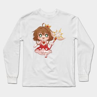 Sakura Chibi Long Sleeve T-Shirt